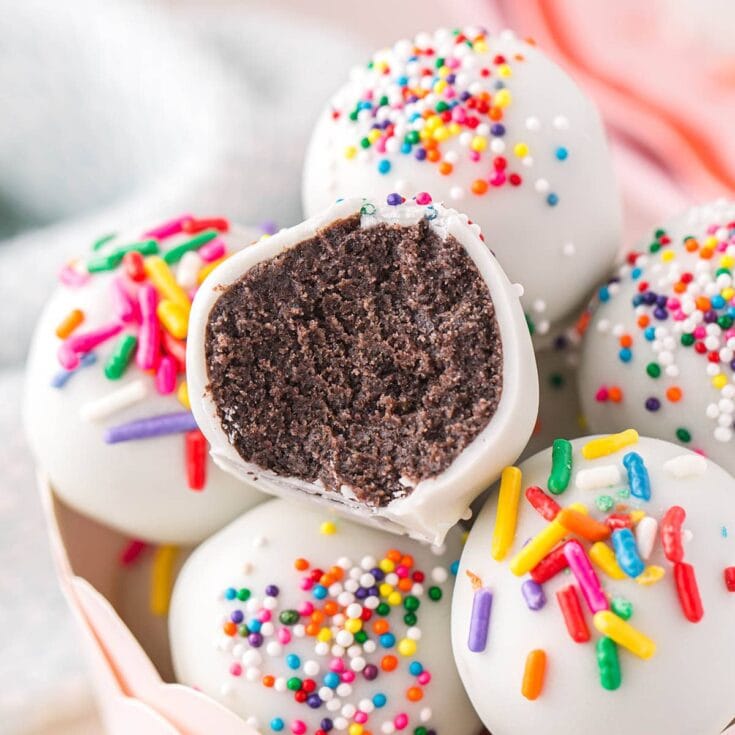 birthday oreo balls