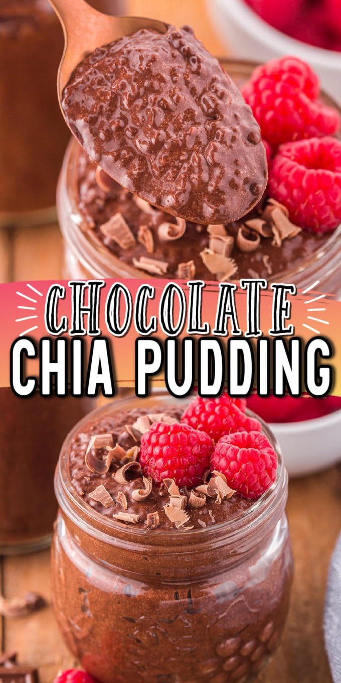 Chocolate Chia Pudding pinterest