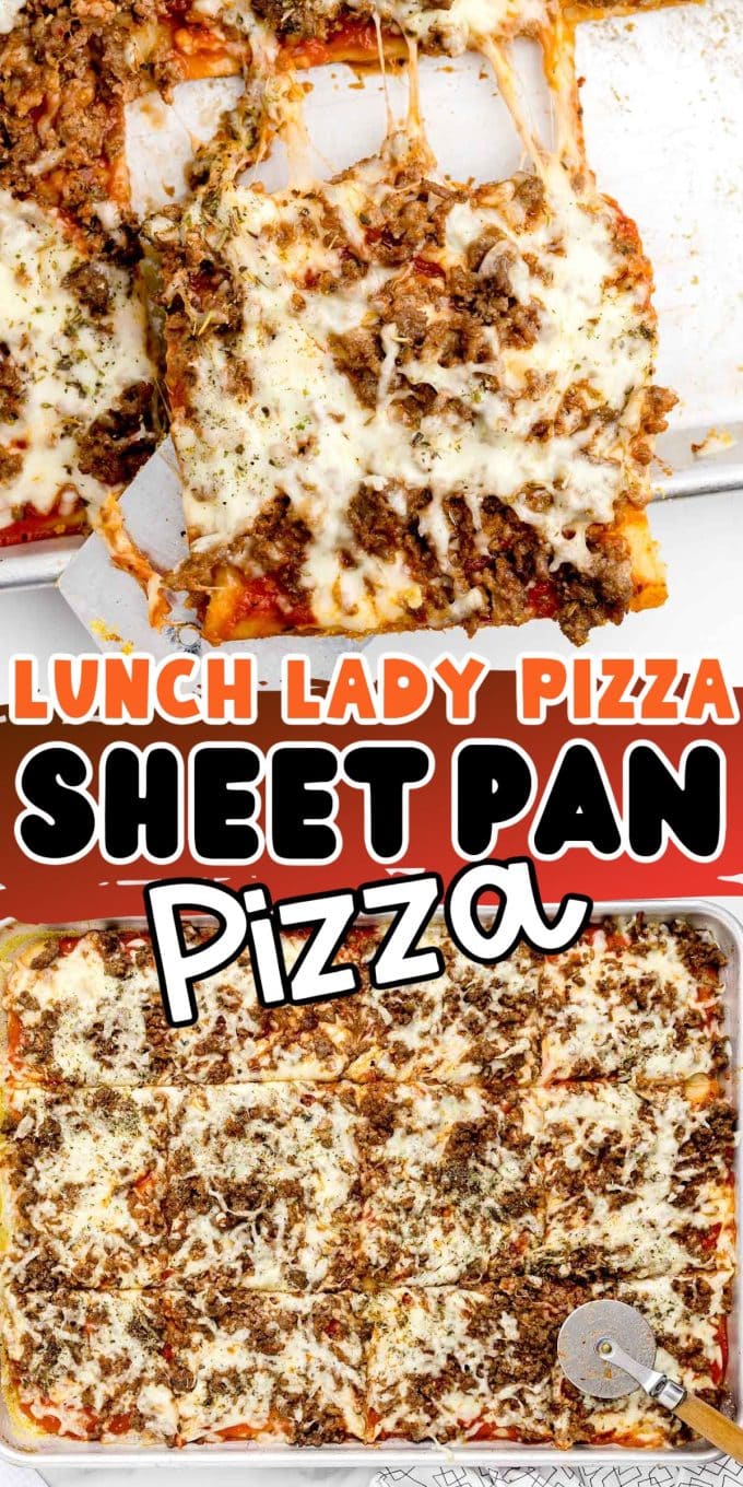 sheet pan pizza pinterest