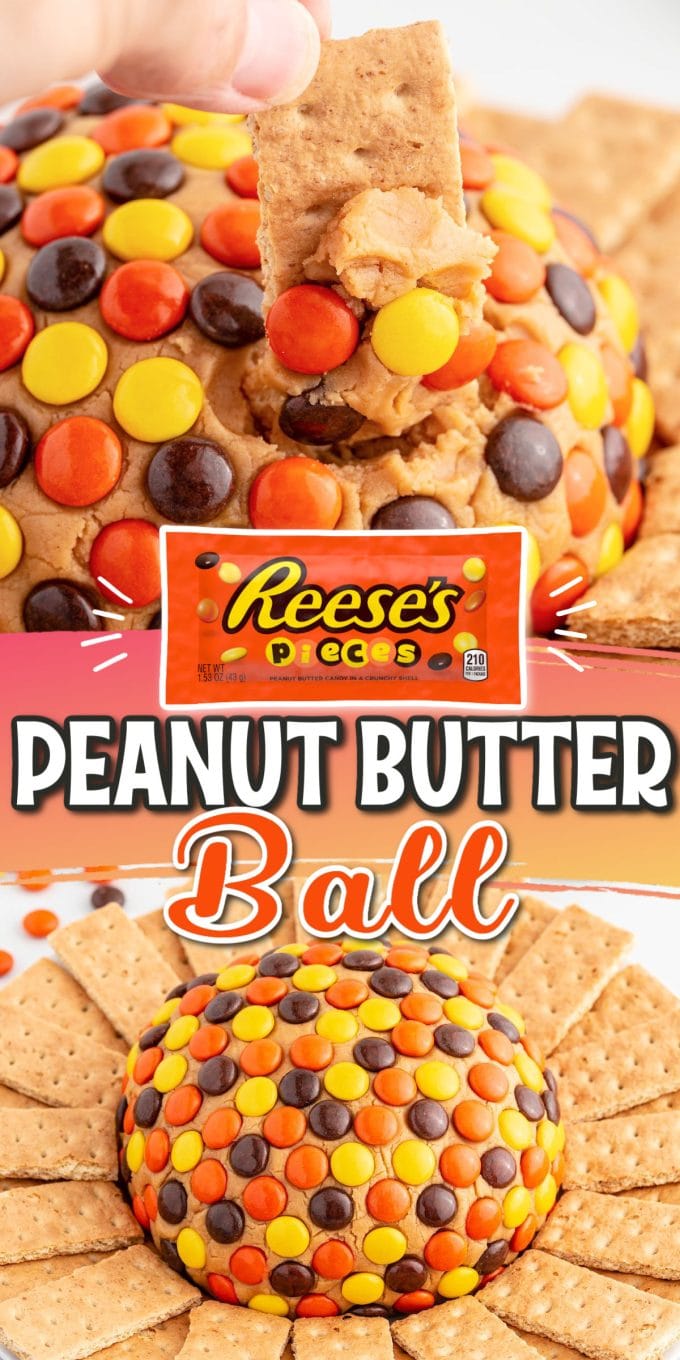 Reese’s Pieces Peanut Butter Ball pinterest