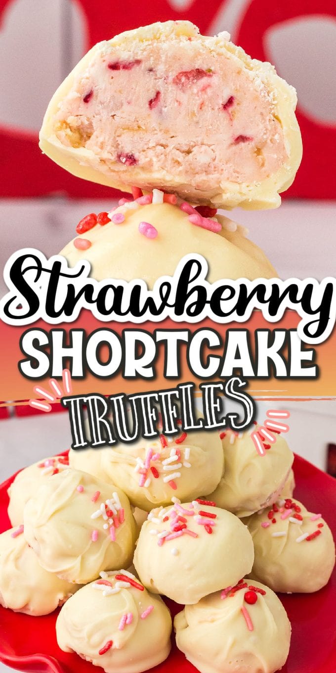 Strawberry Shortcake Truffles pinterest