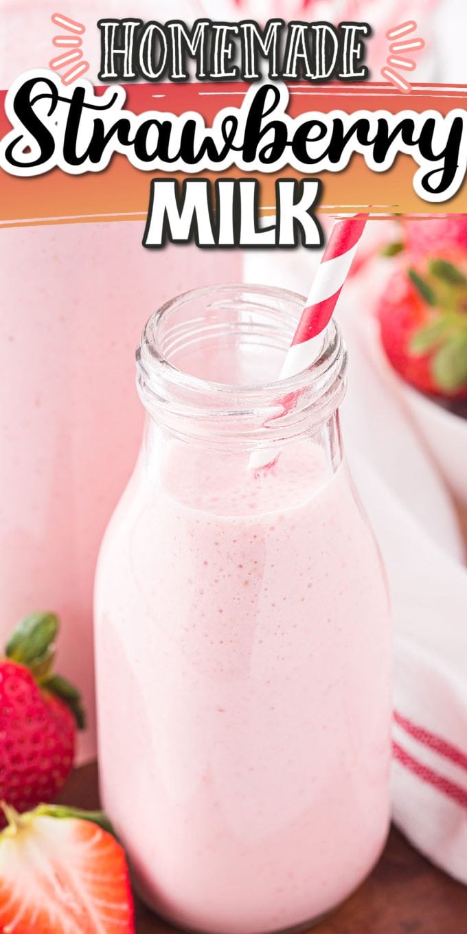 Strawberry milk pinterest