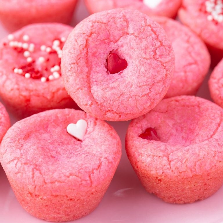 valentines day cookie cups
