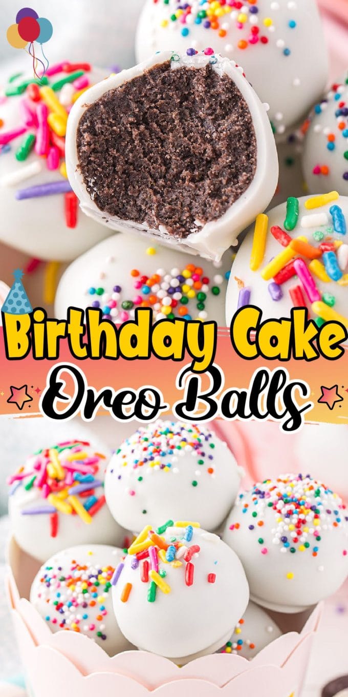 Birthday Cake Oreo Balls pinterest