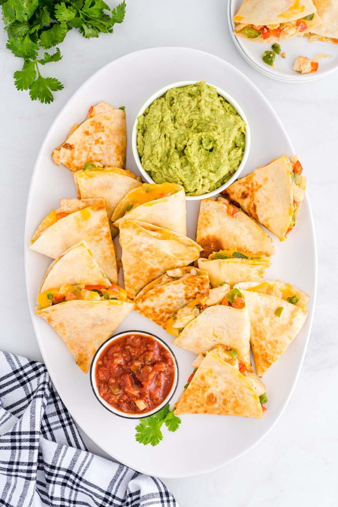 Chicken Fajita Quesadilla - Princess Pinky Girl