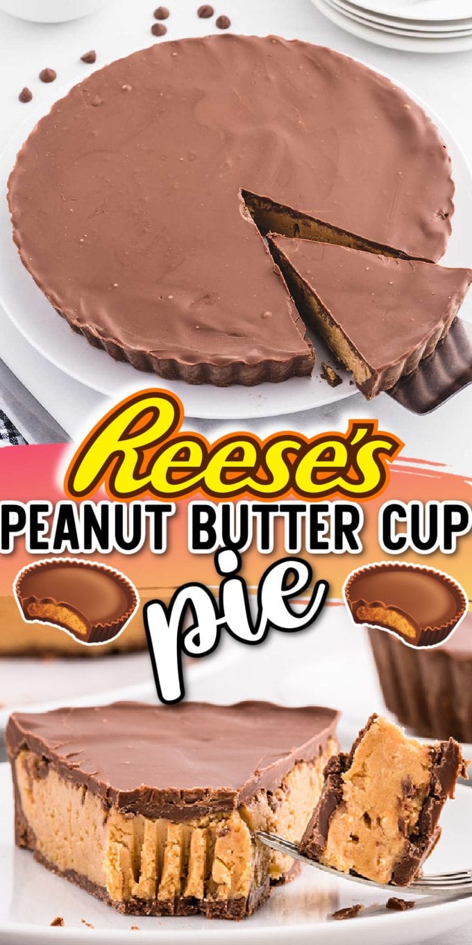 reese's peanut butter cup pie pinterest