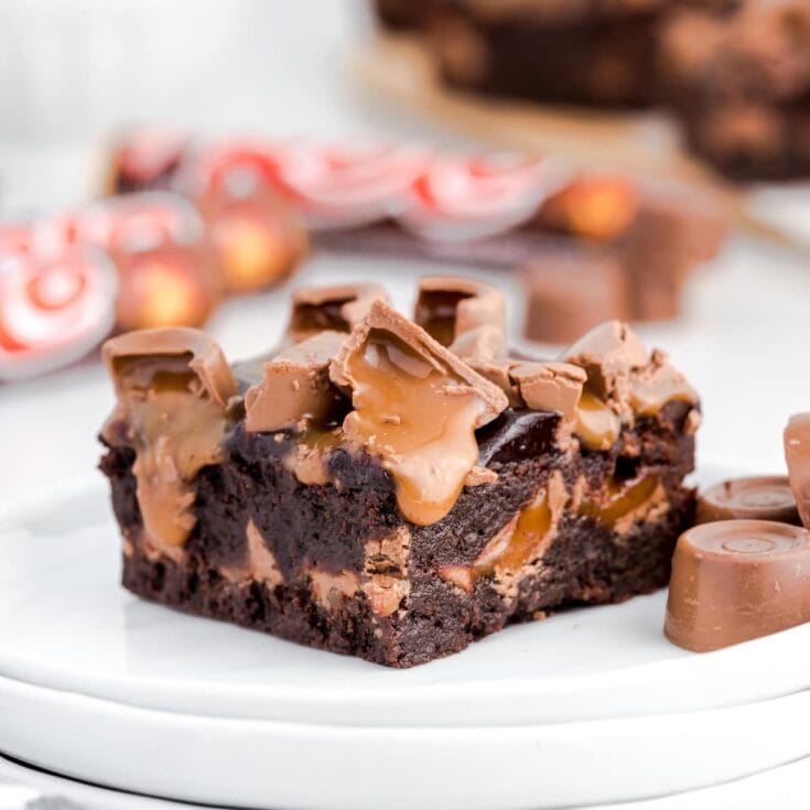 rolo stuffed brownies