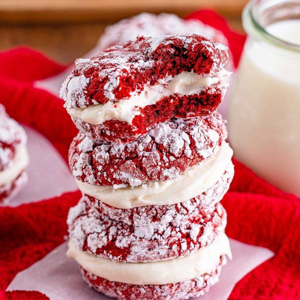 Red Velvet Sandwich Cookies featured image