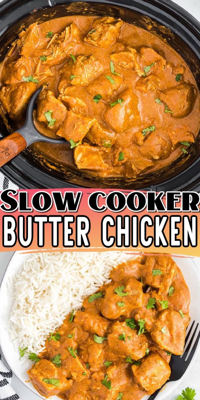 slow cooker butter chicken pinterest