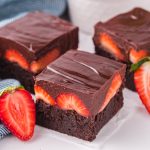 Chocolate Covered Strawberry Brownies featured image