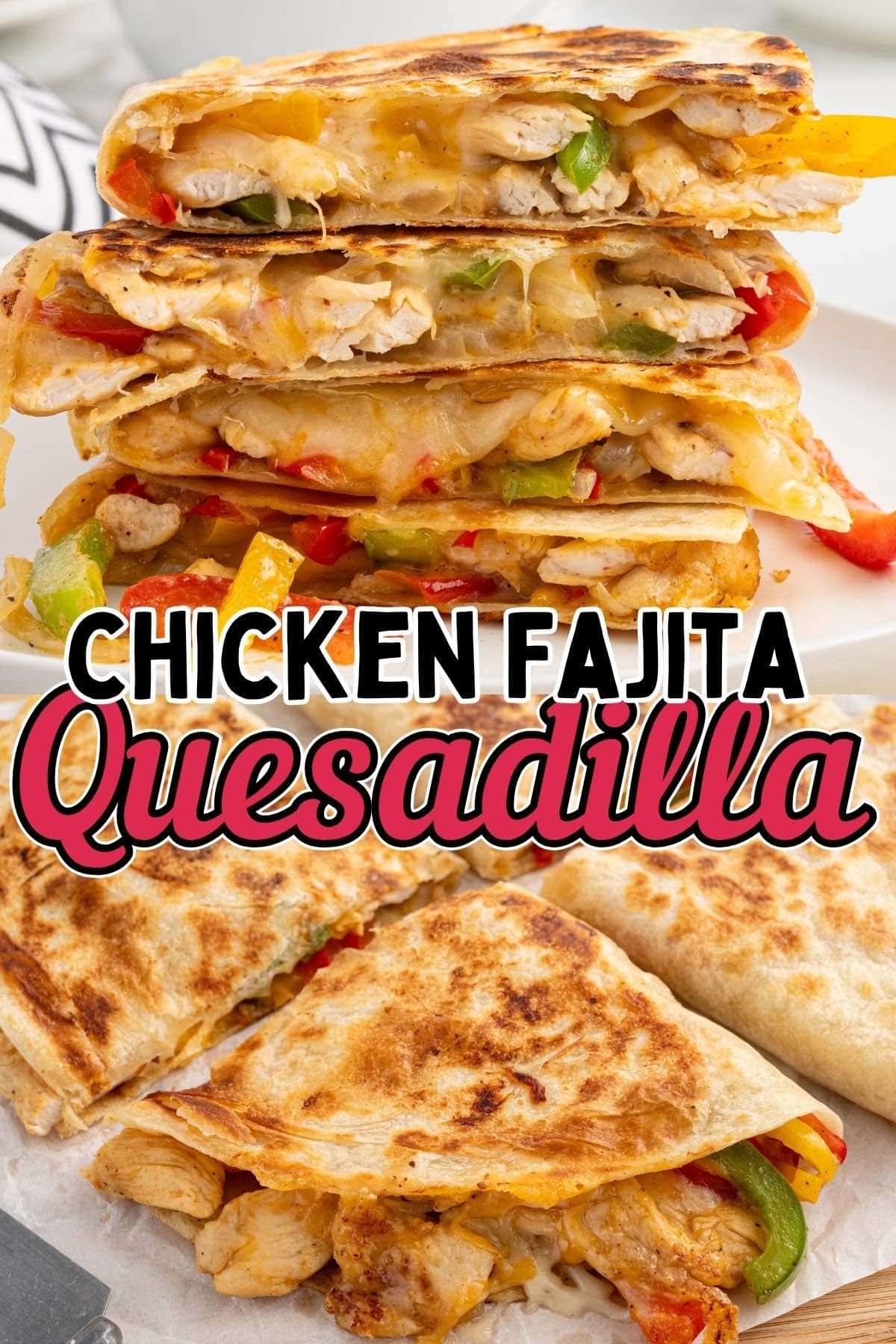 fajita quesadillas pin.