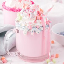 unicorn hot chocolate featured image
