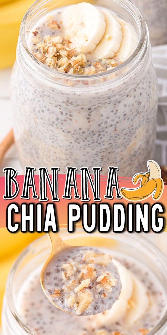 Banana Chia Pudding pinterest