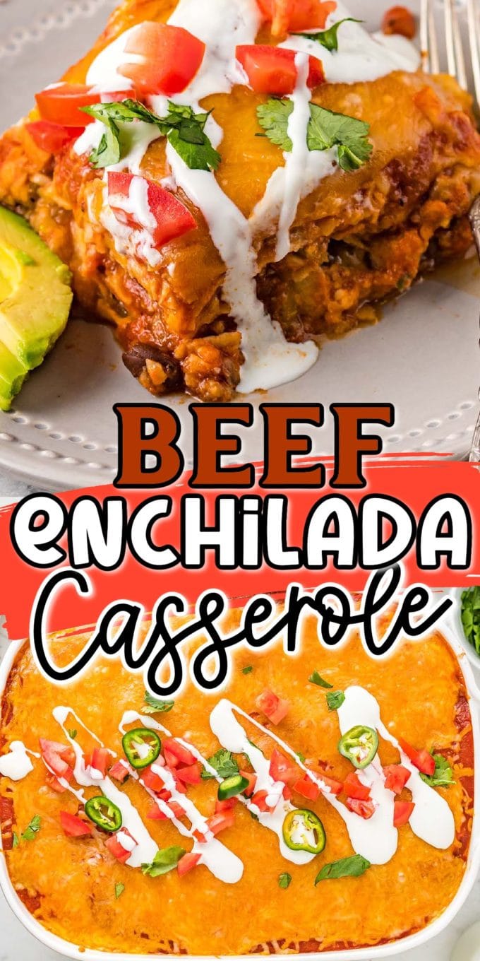 Beef Enchilada Casserole pinterest