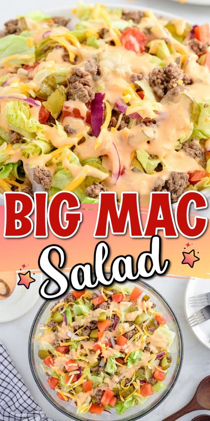Big Mac Salad pinterest