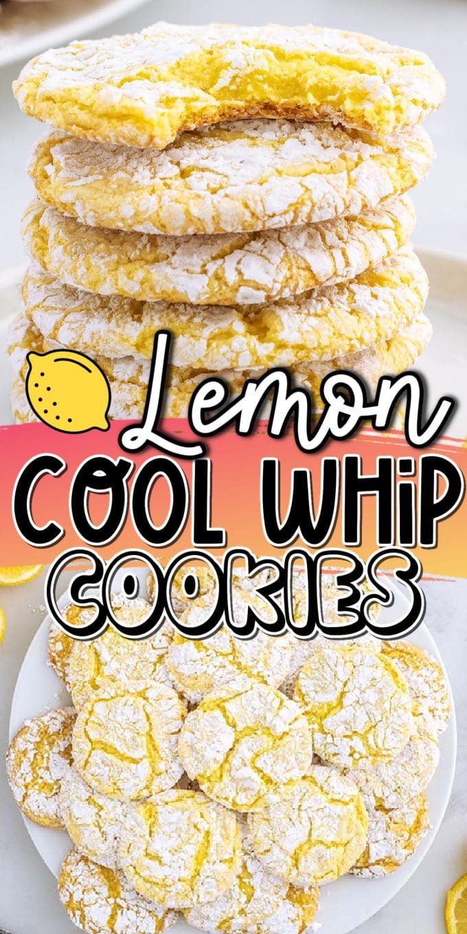 Lemon Cool Whip Cookies pinterest