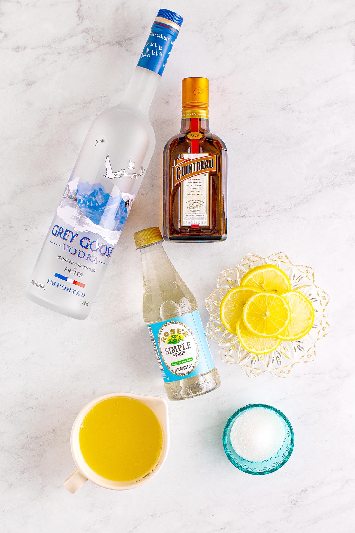 lemon drop martini ingredients