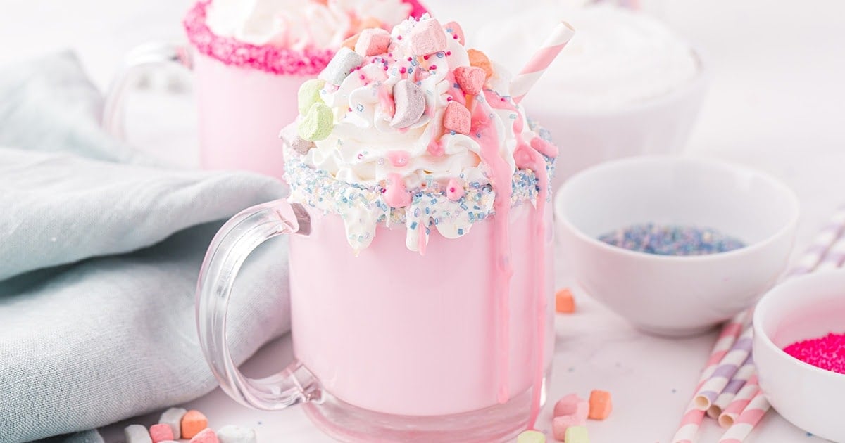 Unicorn Hot Chocolate: Healthy, Creamy & Sweet