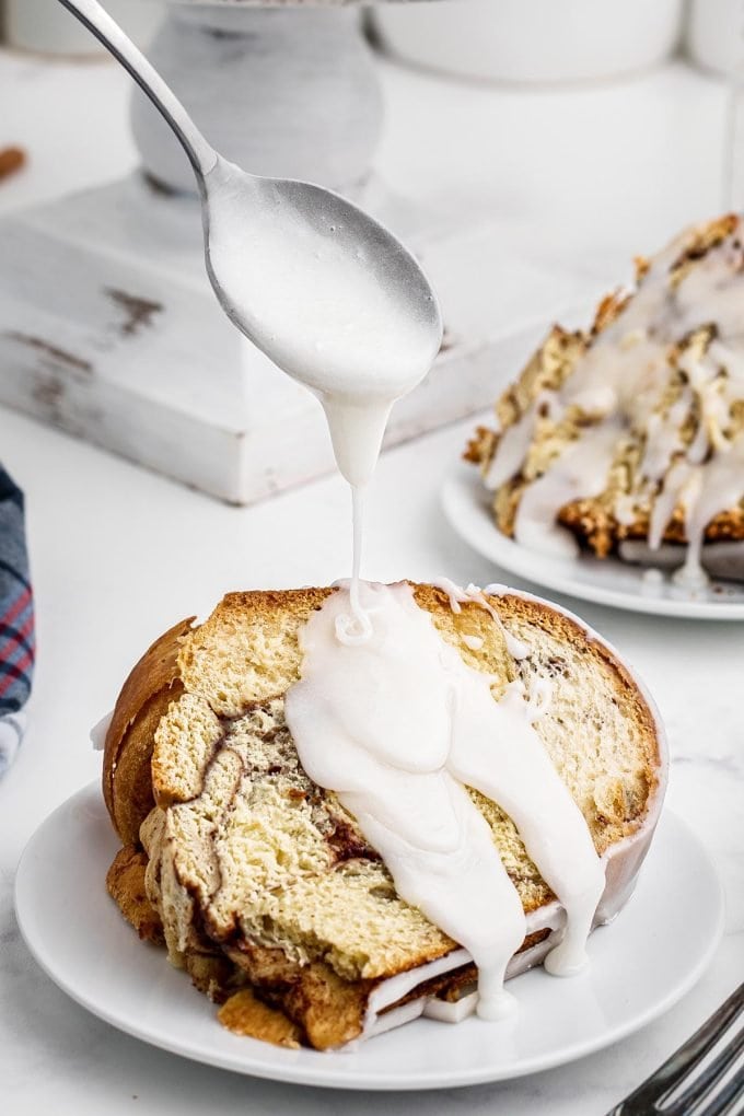 Cinnamon Roll Bundt Cake Princess Pinky Girl