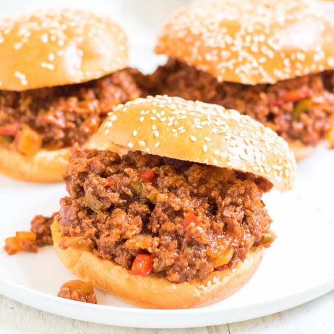 Slow Cooker Sloppy Joes - Princess Pinky Girl