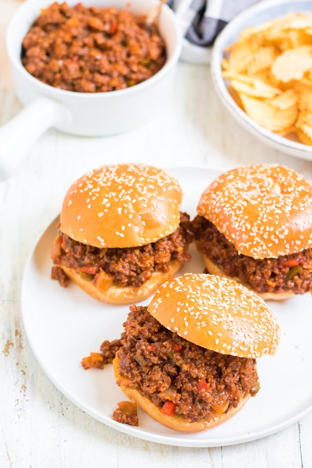 Slow Cooker Sloppy Joes Princess Pinky Girl