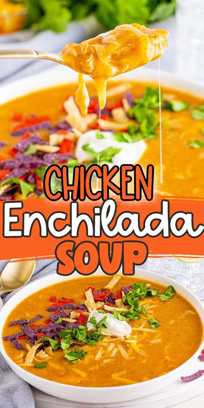 chicken enchilada soup pinterest