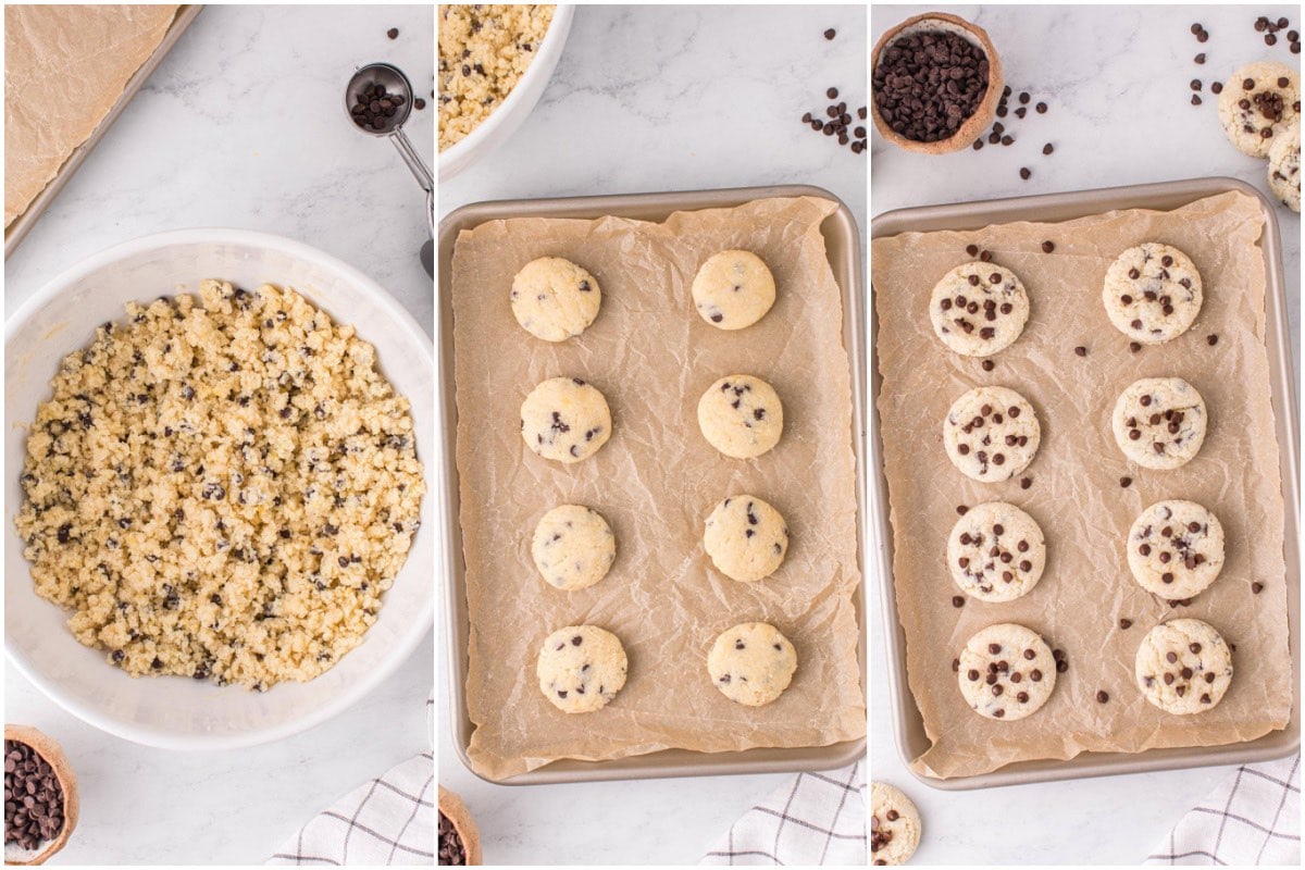 cream cheese cookies collage photos