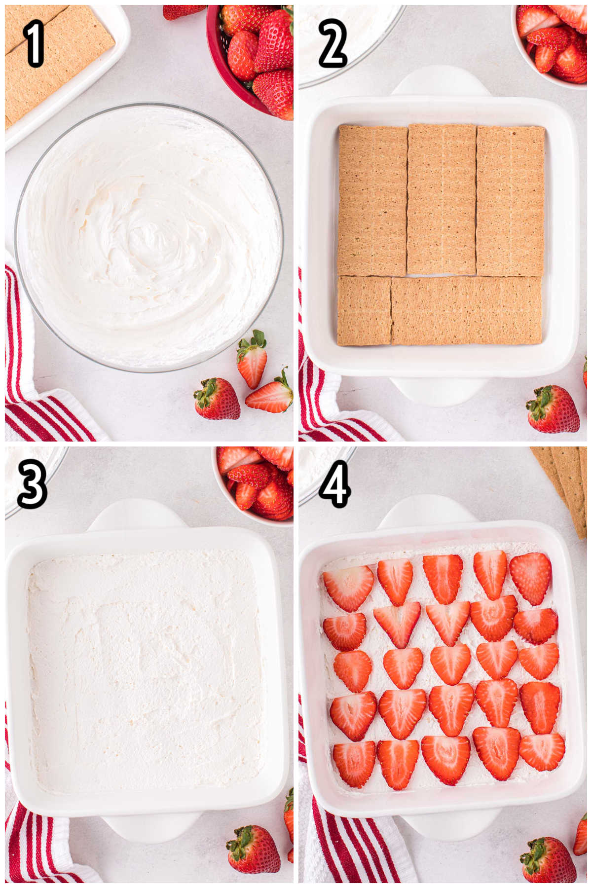 strawberry icebox cake instruction