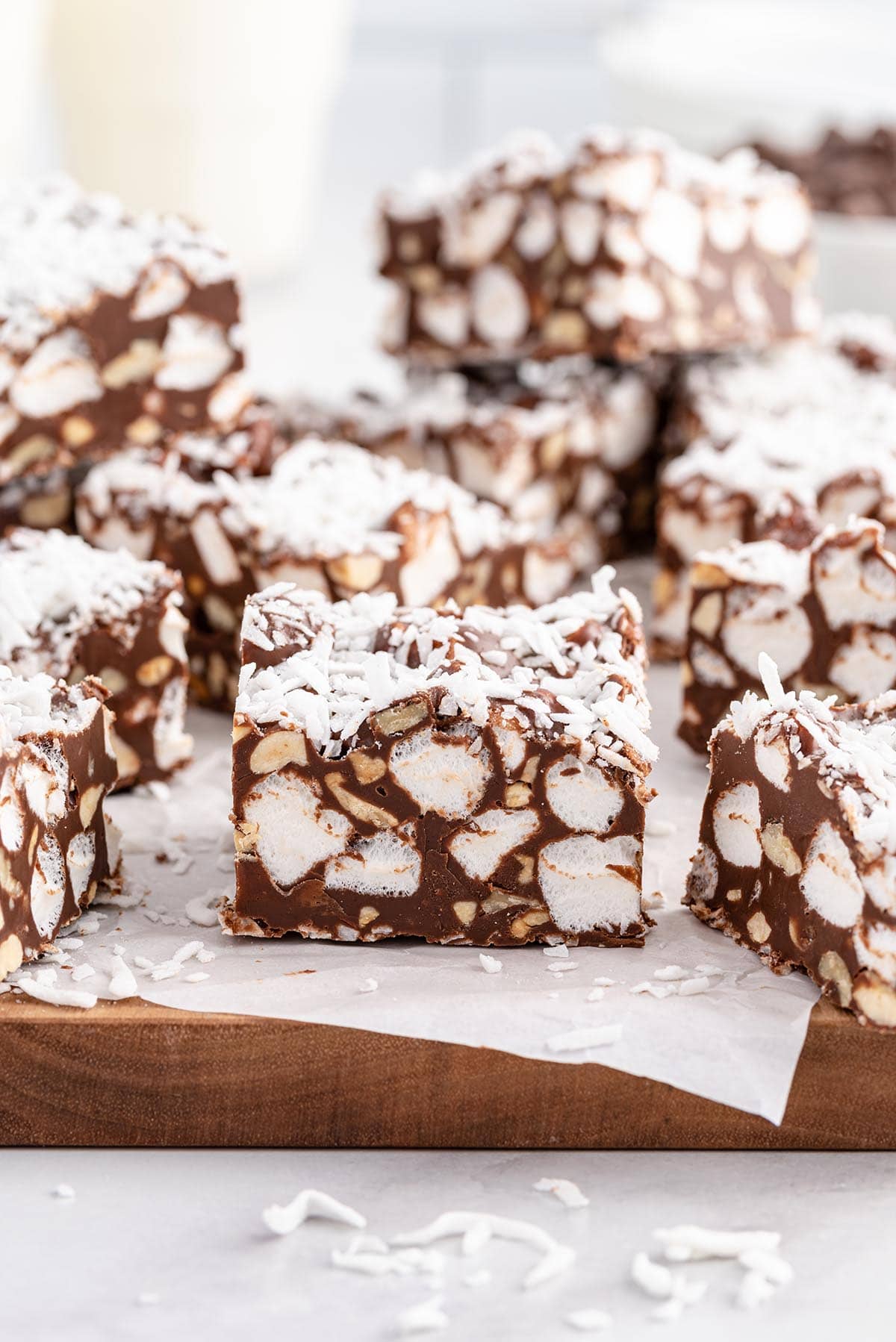 peanut butter bars with marshmallow