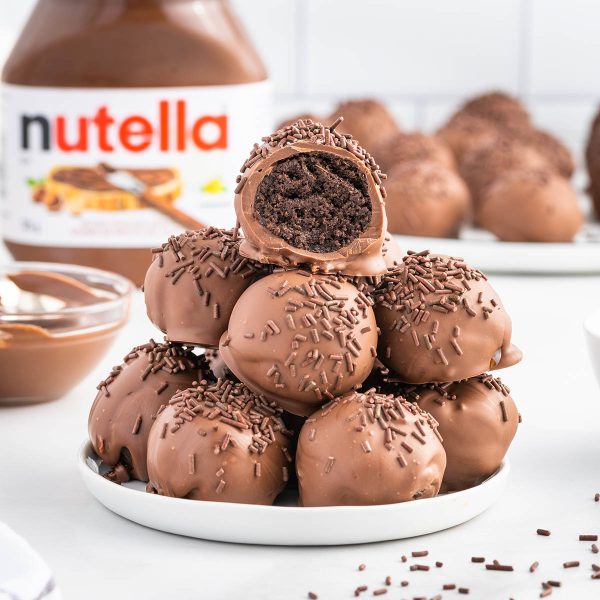 nutella truffles featured image