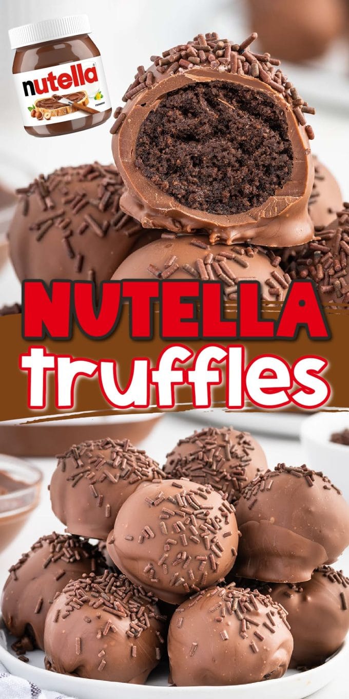Nutella Truffles pinterest