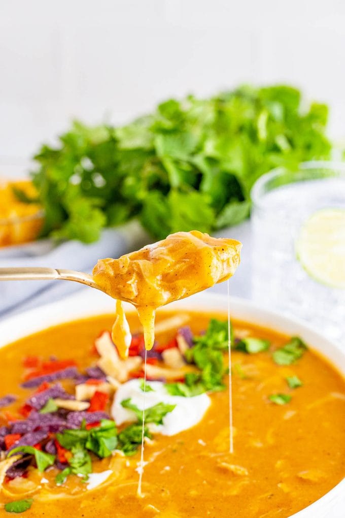 Chili S Chicken Enchilada Soup Copycat Recipe Princess Pinky Girl