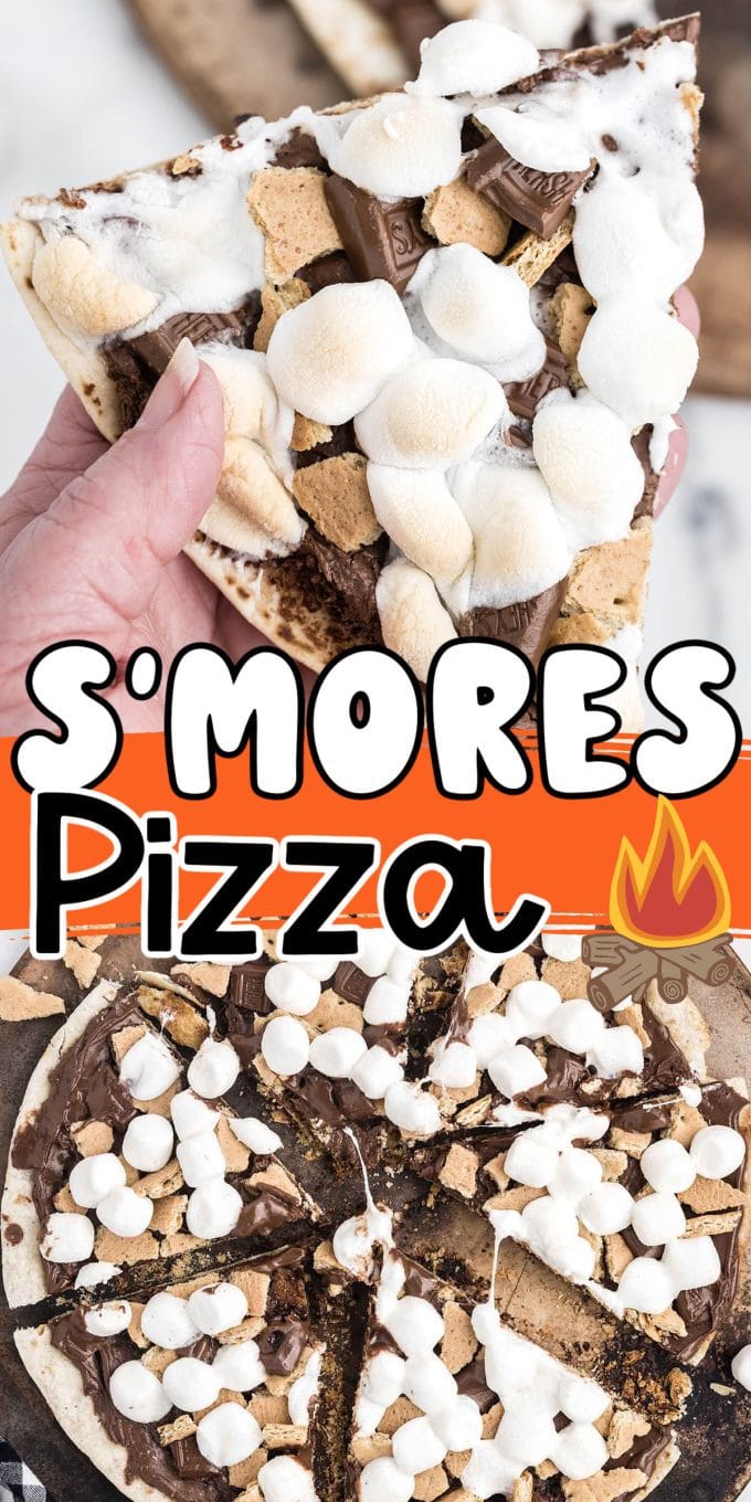 Campfire S’mores Pizza pinterest