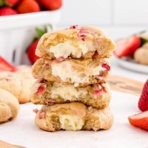 Strawberry Cheesecake Cookies feature image