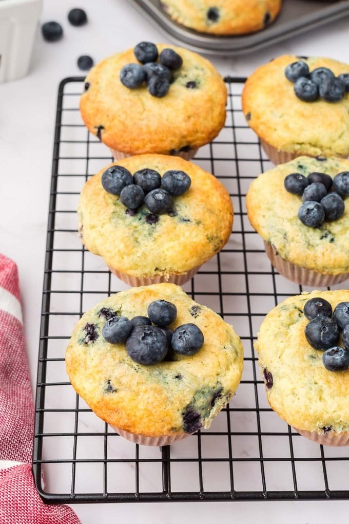 Blueberry Pancake Mix Muffins - Princess Pinky Girl