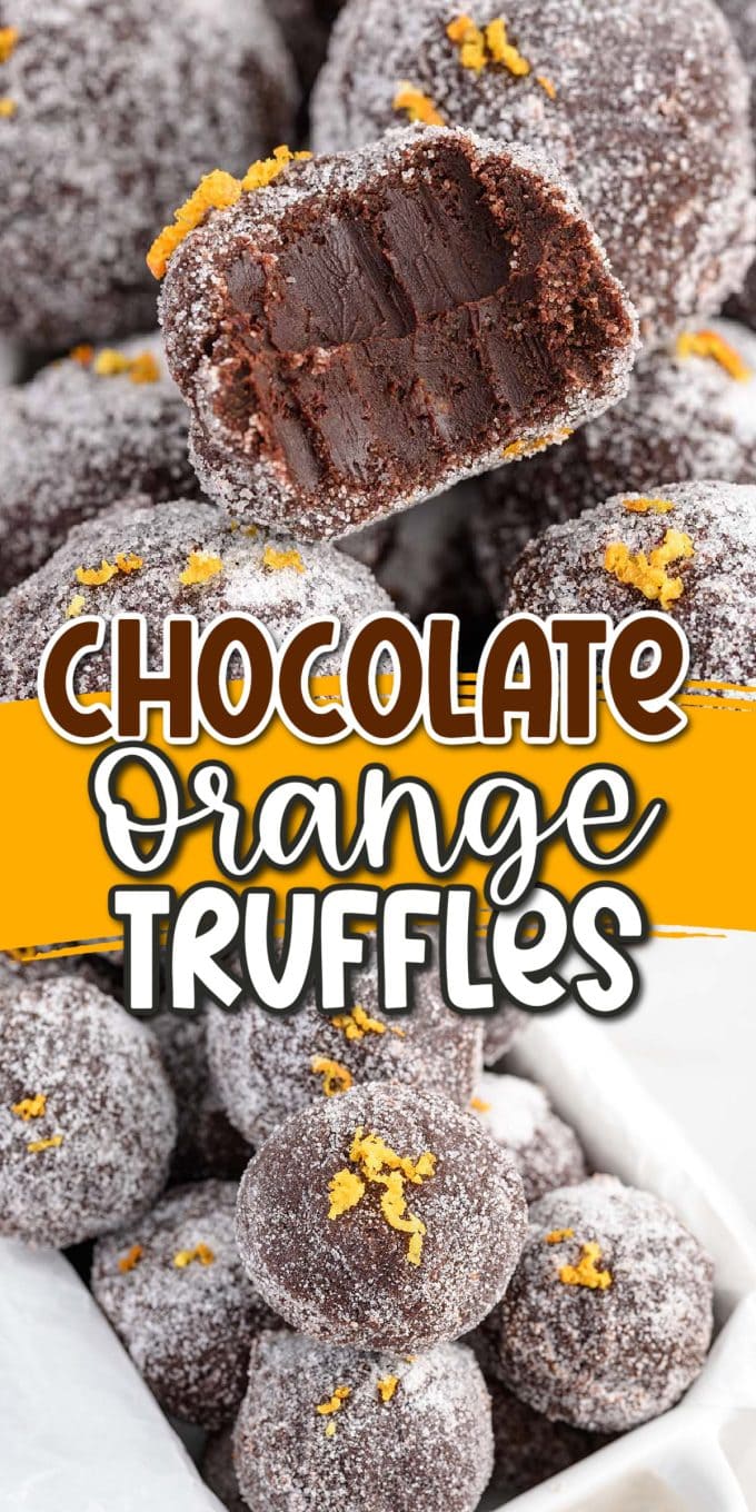 Chocolate Orange Truffles pinterest