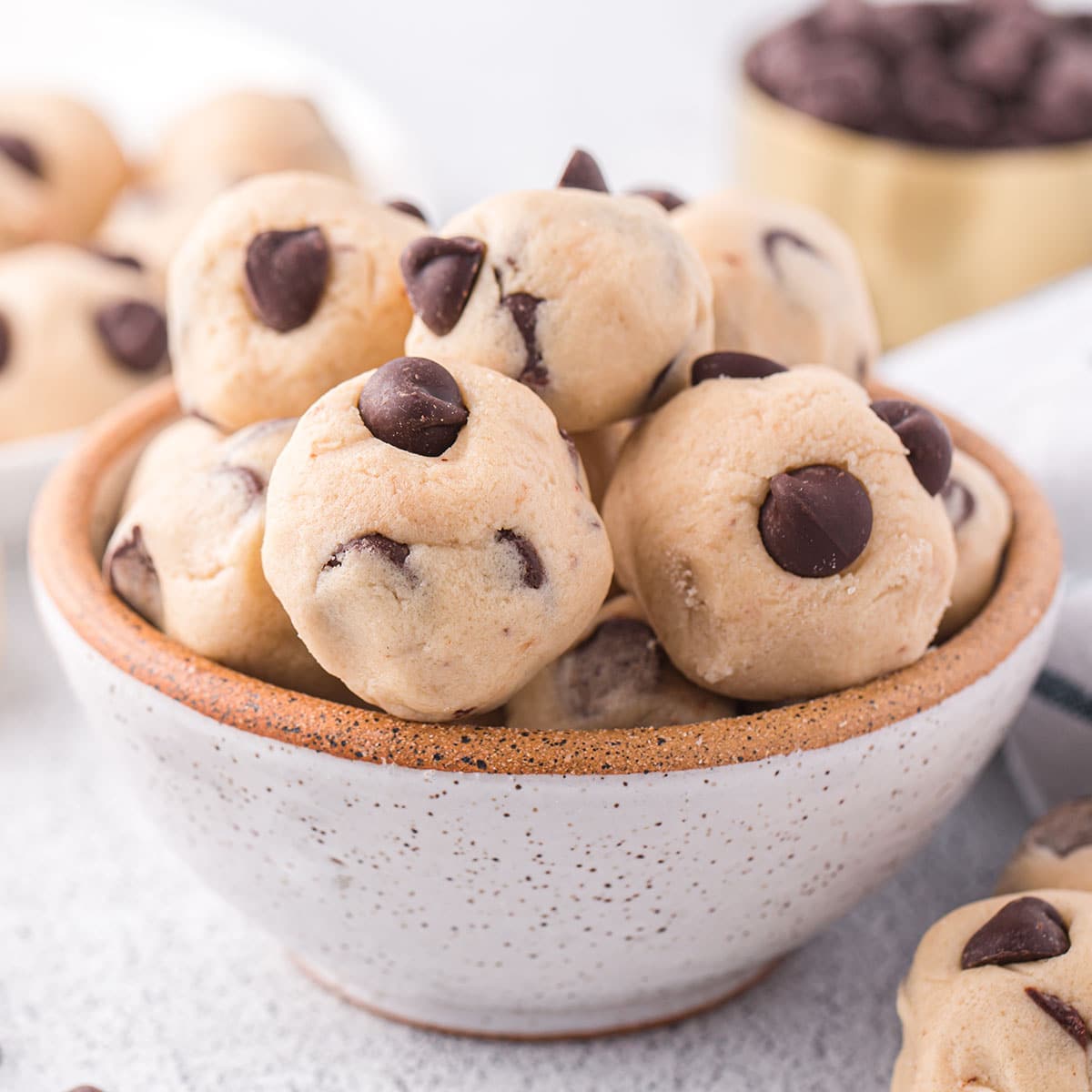 Edible No Bake Cookie Dough Bites