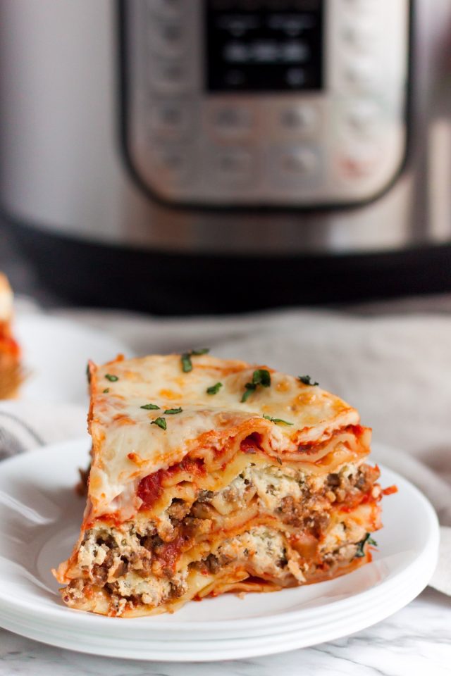 The Best Instant Pot Lasagna - Princess Pinky Girl