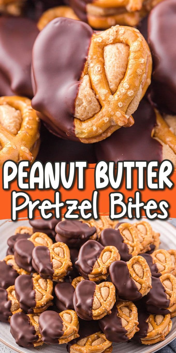 Peanut Butter Pretzel Bites pinterest