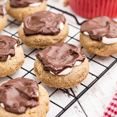 S’mores Thumbprint Cookies - Princess Pinky Girl