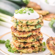 zucchini fritters featured image