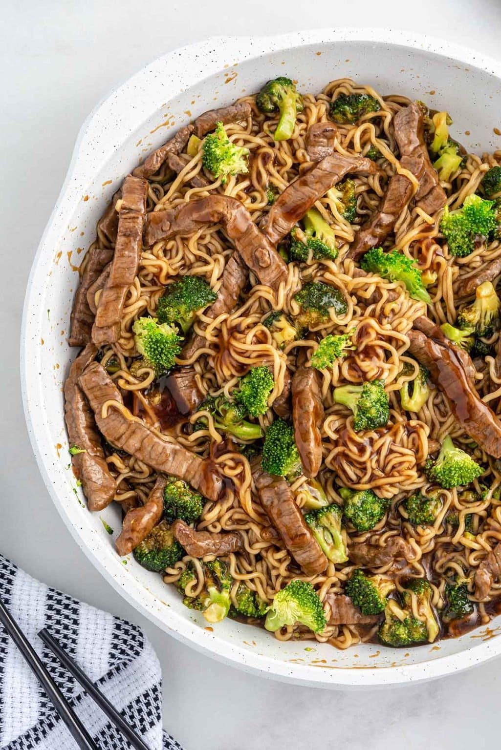 Beef Ramen Stir Fry (Beef & Broccoli) Princess Pinky Girl