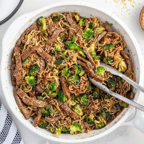 Beef Ramen Stir Fry (beef & Broccoli) - Princess Pinky Girl