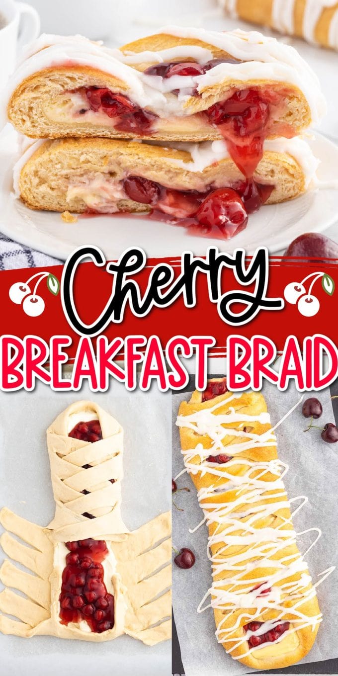 Cherry Breakfast Braid pinterest