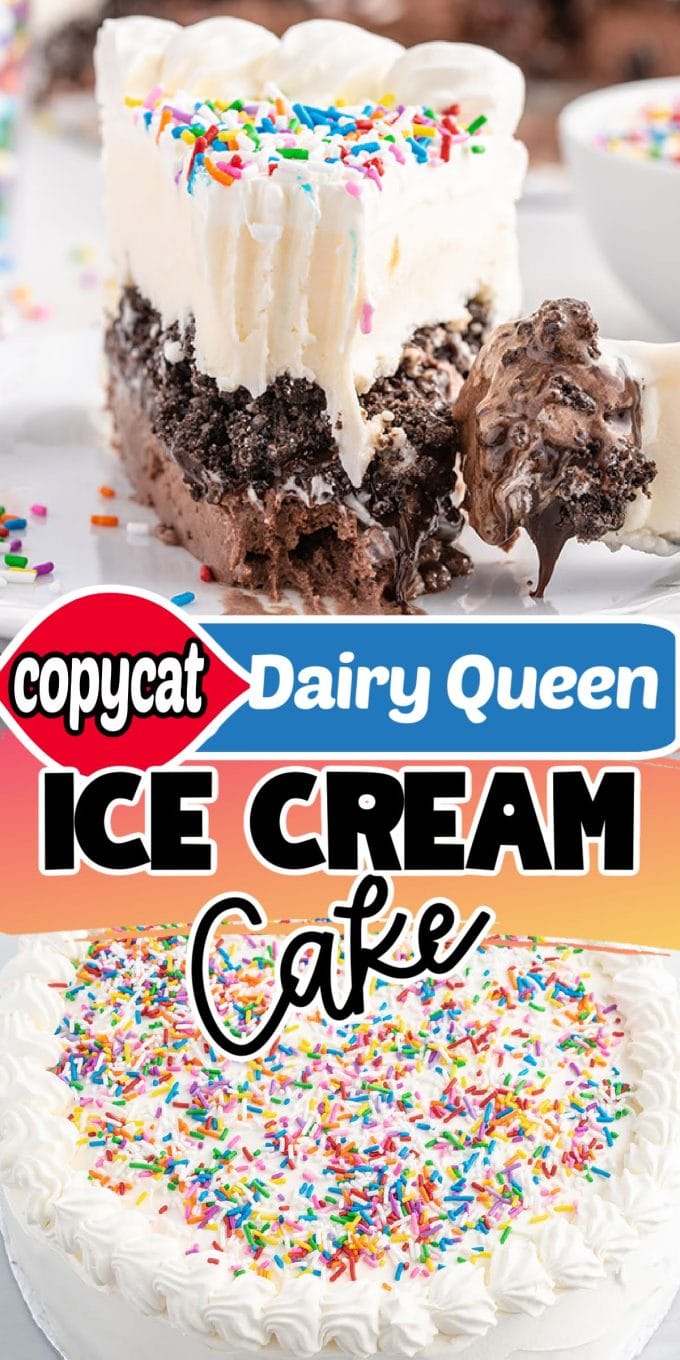 Copycat Dairy Queen Ice Cream Cake pinterest