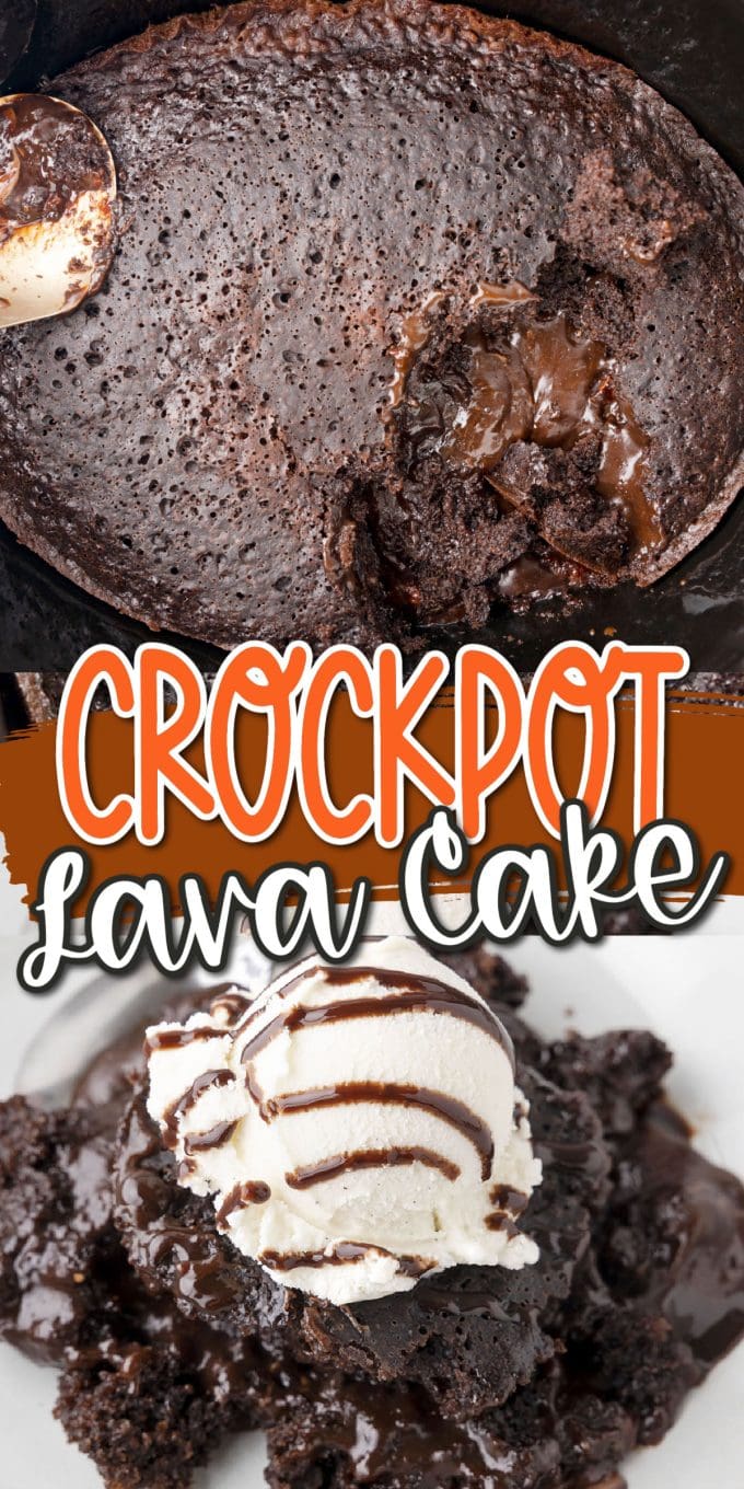 Crockpot Chocolate Lava Cake pinterest