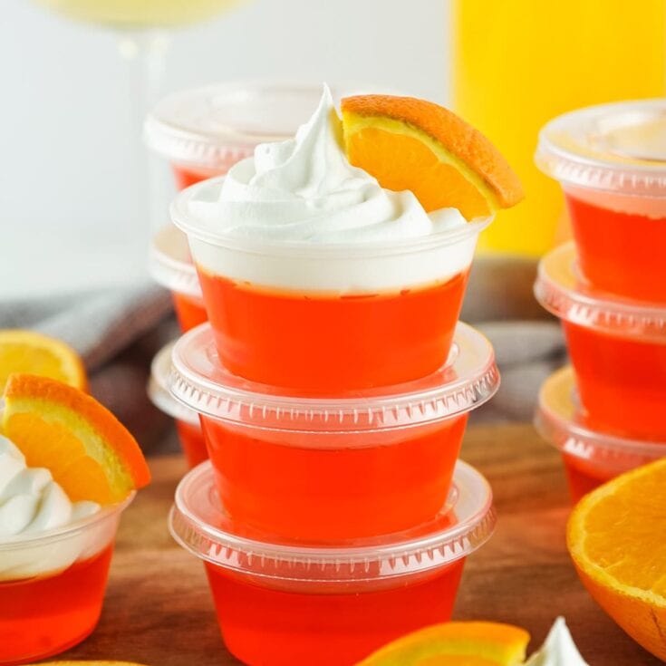 mimosa jello shots featured image