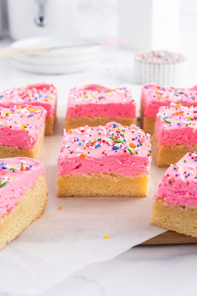 Sugar Cookie Bars (Soft & Chewy) - Princess Pinky Girl