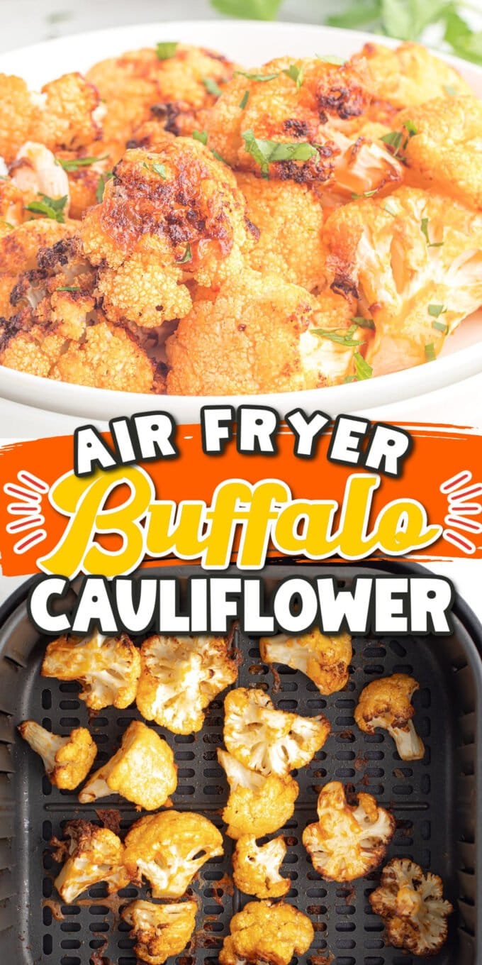 Air Fryer Buffalo Cauliflower pinterest