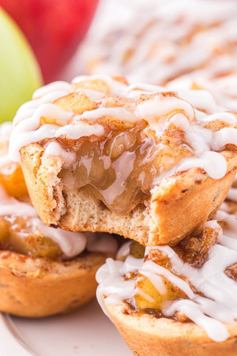 Cinnamon Roll Apple Pie Cups Princess Pinky Girl